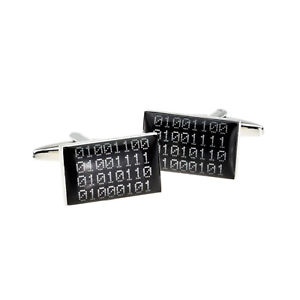 【送料無料】メンズアクセサリ&mdash;　ボックス&times;バイナリコードカフリンクスbinary code love cufflinks in a cufflink box x2bocr126｜hokushin