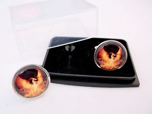 【送料無料】メンズアクセサリ―　フェニックスカフスボタンカフリンクスバッジphoenix cufflinks cuff links badge gift