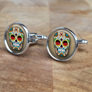 【送料無料】メンズアクセサリ&mdash;　カフスボタンカフリンクスsugar skulls 20mm cufflinks cuff links｜hokushin