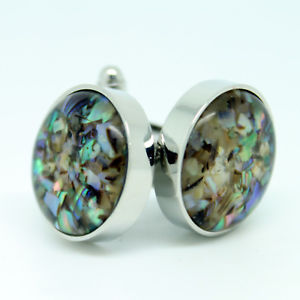 【送料無料】メンズアクセサリ―　カフリンクスsparkly circular wedding cufflinks