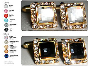 【送料無料】メンズアクセサリ―　クリスマスチェスクリスタルカフスボタンスワロフスキーxmas wedding gift chess encrusted crystal cufflinks made with swarovski elements