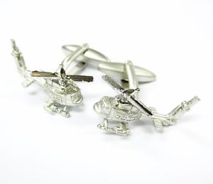 【送料無料】メンズアクセサリ―　シルバーヘリコプターカフスボタンカフリンクパイロットsilver helicopter cufflinks aviation cuff links pilot plane gemelos 70 for 7