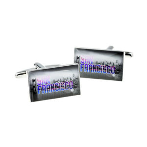【送料無料】メンズアクセサリ&mdash;　ボックス&times;サンフランシスコデザインカフスボタンクールcool san francisco design cufflinks in a cufflink box x2bocr153｜hokushin