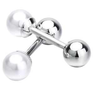 【送料無料】メンズアクセサリ&mdash;　スマートパールシルバーラウンドボールカフスボタンスタッドビジネスシャツsmart pearl silver round ball cufflinks stud oval business wedding shirt uk｜hokushin