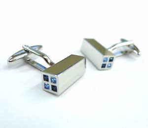 【送料無料】メンズアクセサリ&mdash;　チューブカフスボタンバラカフリンクblue crystals tube cufflinks rose cuff links stone 062 gemelos 70 for 7 items｜hokushin