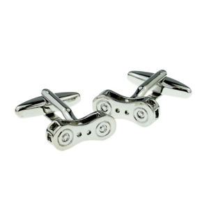 【送料無料】メンズアクセサリ―　チェーンリンクサイクリングレーシングボックス×カフリンクスbicycle chain link cycling racing cufflinks presented in a cufflink box x2aj192