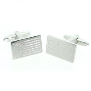 【送料無料】メンズアクセサリ&mdash;　アメリカフラグカフスボタンポーチusa stars amp; stripes flag engraved cufflinks amp; gift pouch｜hokushin