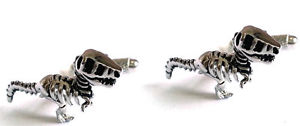 【送料無料】メンズアクセサリ―　ボックスカフスボタンカフリンクスdinosaur skeleton novelty cufflinks cuff links in gift box 20766