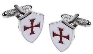 【送料無料】メンズアクセサリ―　カフスボタンカフリンクスボックスknight templar cufflinks cuff links 19197 supplied in gift box
