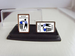 送料無料 メンズアクセサリ クイーンズパークレンジャーズエリアバッジメンズカフスボタンqpr Queens Park Rangers Supporters Keep Your Area Tidy Badge Mens Cufflinks Gift Collabforge Com