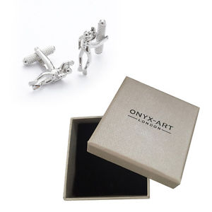 【送料無料】メンズアクセサリ―　メンズスキューバダイバースイマーカフスボタンオニキスアートボックスダイビングmens scuba diver swimmer cufflinks amp; gift box by onyx art diving