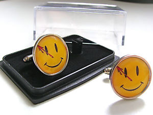 【送料無料】メンズアクセサリ―　スマイルメンズカフスボタンwatchmen smile mens cufflinks gift