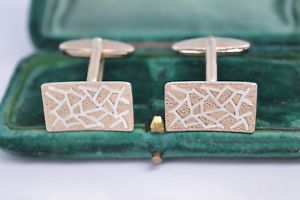 【送料無料】メンズアクセサリ―　ビンテージスターリングシルバーアールデコデザインカフリンクスvintage sterling silver cufflinks with an art deco design b576 16,775円