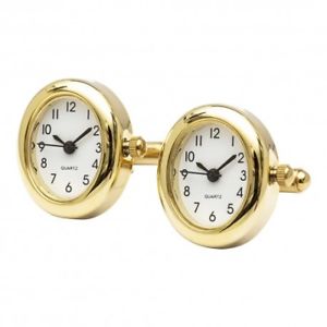 【送料無料】メンズアクセサリ&mdash;　カフスボタンゴールドエディションworking watch cufflinks gold oval edition｜hokushin