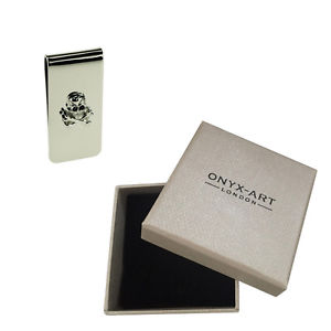 【送料無料】メンズアクセサリ― デラックスボックスクリップskull and cross bones money clip in deluxe gift box