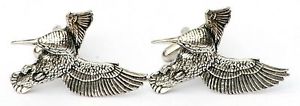 【送料無料】メンズアクセサリ―　キングフィッシャーカフスリンクシロメquantity discountkingfisher cufflinks pewter uk hand made gift boxed or pouched quantity discount