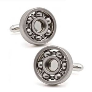 【送料無料】メンズアクセサリ―　エンジニアツールカフスボタンビジネススーツワークホイールluxury engineer working ball bearing tool cufflinks business suit work wheel