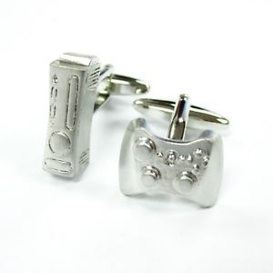 【送料無料】メンズアクセサリ―　シルバーカフスボタンテレビゲームボックスsilver xbox cufflinks tv games xbox 360 xbox one itstailorb gemelos 70 for 7