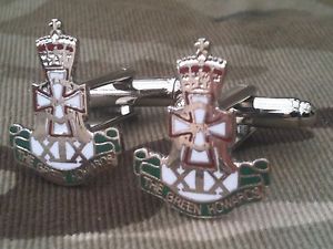 【送料無料】メンズアクセサリ―　カフリンクスgreen howards military cufflinks