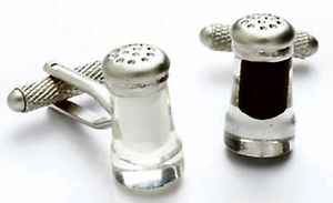 【送料無料】メンズアクセサリ―　カフリンクスカフリンクスセットsalt amp; pepper cruet set cufflinks cooking cuff links 9720