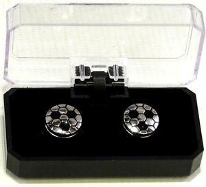 【送料無料】メンズアクセサリ―　サッカーデザインカフボタンカバーカフリンクスサッカーfootball design cuff button covers replace cufflinks gift boxed soccer referee
