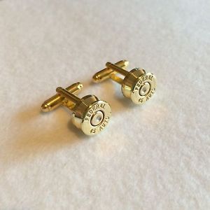 【送料無料】メンズアクセサリ―　ヘッドカフスボタンライフル listingbullet head 45 auto cufflinks shooting hunting rifle wedding ideal gift