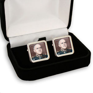 【送料無料】メンズアクセサリ―　ソビエトメンズカフスボタンボックスmarshal zhukov soviet red army men’s cufflinks gift box engraving