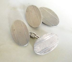 【送料無料】メンズアクセサリ― ニューlistingvintageスターリングカフスリンクバーミンガム1951 hgamp;s listingvintage sterling silver engraved cufflinks birmingham 1951 hgamp;s