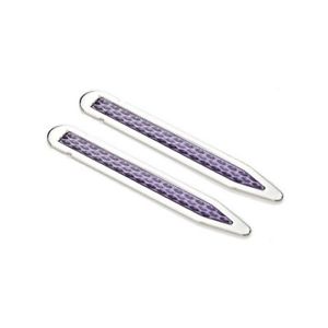 【送料無料】メンズアクセサリ―　カラー collar stiffener purple