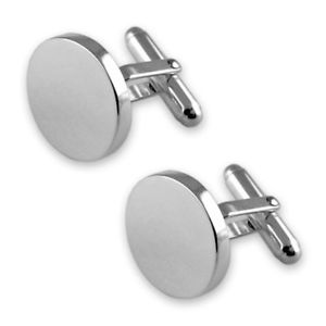 【送料無料】メンズアクセサリ―　スターリングヘビーウエイトカフスリンクsterling silver heavyweight plain round cufflinks 27,287円