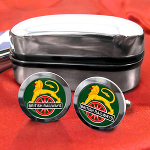 【送料無料】メンズアクセサリ―　イギリスカフスボタンボックスbritish railways cufflinks amp; box