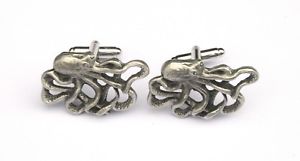 【送料無料】メンズアクセサリ―　タコlカフスリンクシロメquantity discountoctopus l cufflinks pewter gift boxed or pouched quantity discount