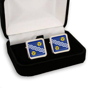 【送料無料】メンズアクセサリ―　merseyside county flag mens cufflinkstie slide setgift box engravingmerseyside county flag men’s cufflinks tie slide set