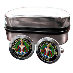 【送料無料】メンズアクセサリ― リヨンスコットランドカフリンクスボックスlyon scottish clan crest cufflinks amp; box