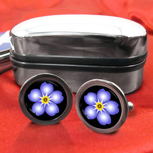 【送料無料】メンズアクセサリ―　カフスボタンボックスforget me not cufflinks amp; box