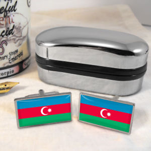 【送料無料】メンズアクセサリ―　アゼルバイジャンメンズカフスボタンアゼルバイジャンazerbaijan flag azrbaycan bayra mens gift cufflinks azerbaijani