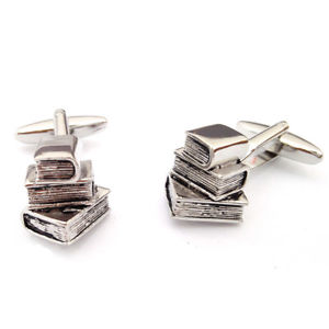 【送料無料】メンズアクセサリ―　ボックス×カフリンクスパイルpile of books cufflinks presented in a cufflink box x2aj559