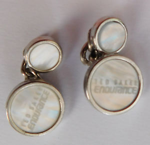 【送料無料】メンズアクセサリ―　パールチェーンテッドベーカーカフリンクスmens mother of pearl chain cufflinks ted baker endurance mop inlay bh