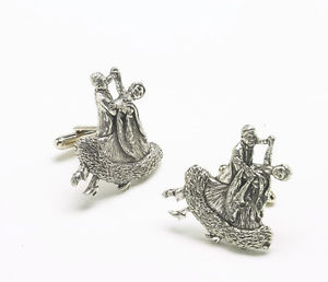 【送料無料】メンズアクセサリ―　ピューターダンスカフスボタンenglish pewter hand made ballroom dancing cufflinks made in uk large