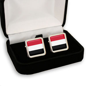 【送料無料】メンズアクセサリ―　イエメンイエメンメンズカフスボタンボックスyemen yemeni flag men’s cufflinks gift box engraving 13,485円