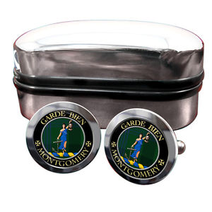 【送料無料】メンズアクセサリ―　モンゴメリースコットランドカフリンクスボックスmontgomery scottish clan crest cufflinks amp; box