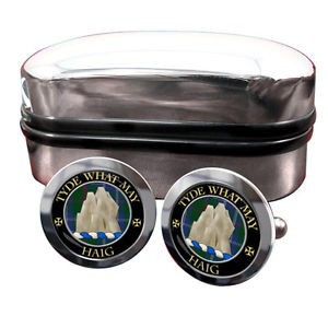 【送料無料】メンズアクセサリ―　ヘイグスコットランドカフリンクスボックスhaig scottish clan crest cufflinks amp; box