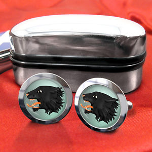 【送料無料】メンズアクセサリ―　ヒョウカフリンクスボックスpanther cufflinks amp; box