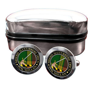 【送料無料】メンズアクセサリ―　スコットランドカフリンクスボックスmacmillan scottish clan crest cufflinks amp; box