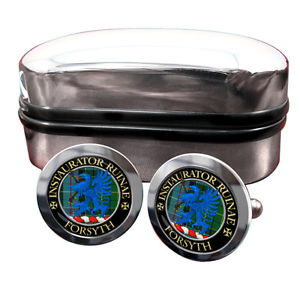 【送料無料】メンズアクセサリ―　フォーサイススコットランドカフリンクスボックスforsyth scottish clan crest cufflinks amp; box