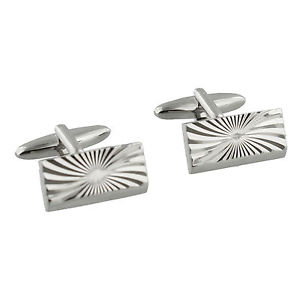 【送料無料】メンズアクセサリ―　カフスボタンharvey makin silver lines cufflinks hm839