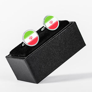 【送料無料】メンズアクセサリ―　イランイランペルシャ？？？？？？？？？カフリンクスiran flag iranian persian cufflinks