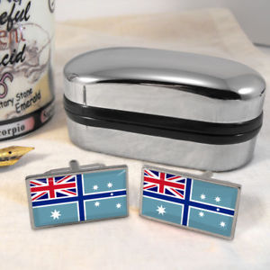 【送料無料】メンズアクセサリ―　オーストラリアメンズカフリンクスaustralian civil aviation flag mens gift cufflinks