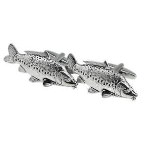 【送料無料】メンズアクセサリ―　ボックス×ミラーピューターカフリンクスenglish made mirror carp pewter cufflinks in a leatherette box x2tsbcf36