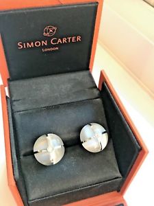 【送料無料】メンズアクセサリ―　サイモンカーターカフリンクスgenuine simon carter cufflinks boxed